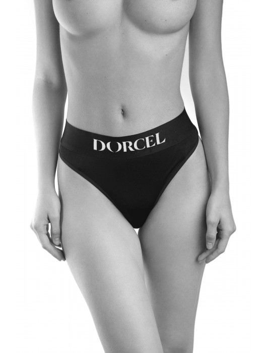 Черные трусики для ношения клиторального стимулятора Panty Lover - size S - Dorcel