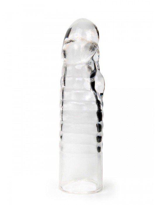 Прозрачная закрытая насадка на член - 15 см. - Sex Expert - в Орле купить с доставкой