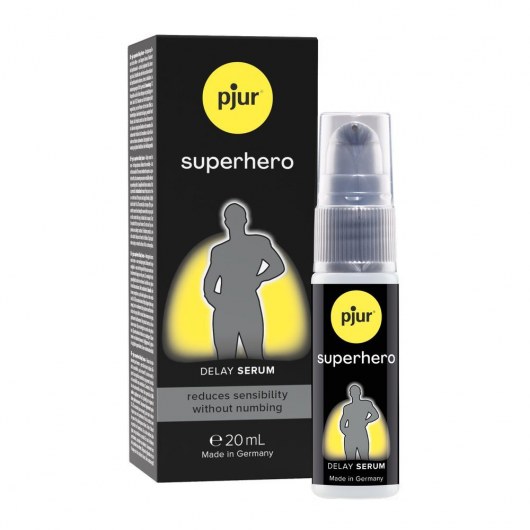 Пролонгатор-сыворотка pjur Superhero Delay Serum - 20 мл. - Pjur - купить с доставкой в Орле