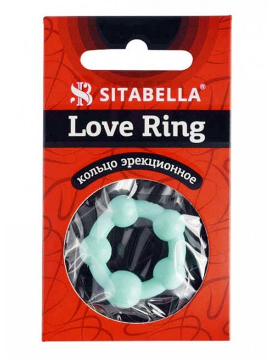Цветное эрекционное кольцо с 5 бусинами Love Ring - Sitabella - в Орле купить с доставкой