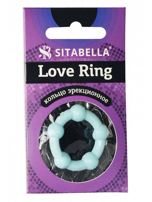 Цветное эрекционное кольцо Love Ring с бусинами - Sitabella - в Орле купить с доставкой