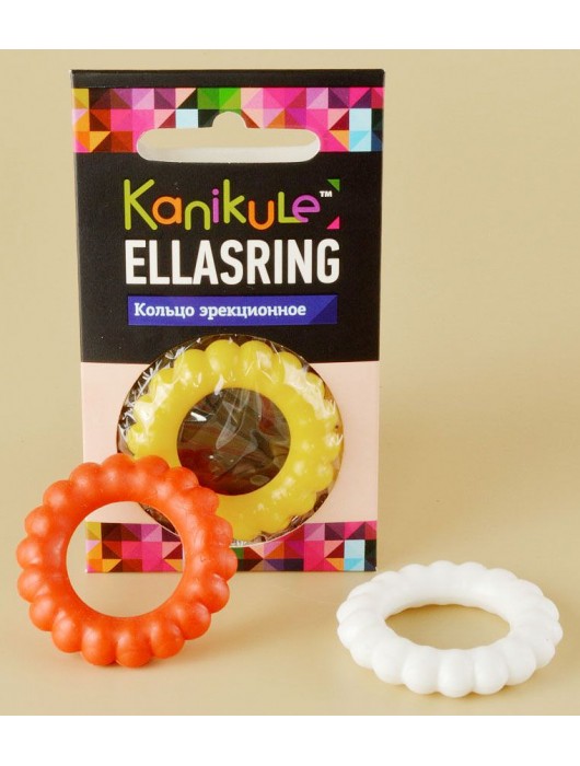 Цветное рельефное эрекционное кольцо Ellasring - Sitabella - в Орле купить с доставкой