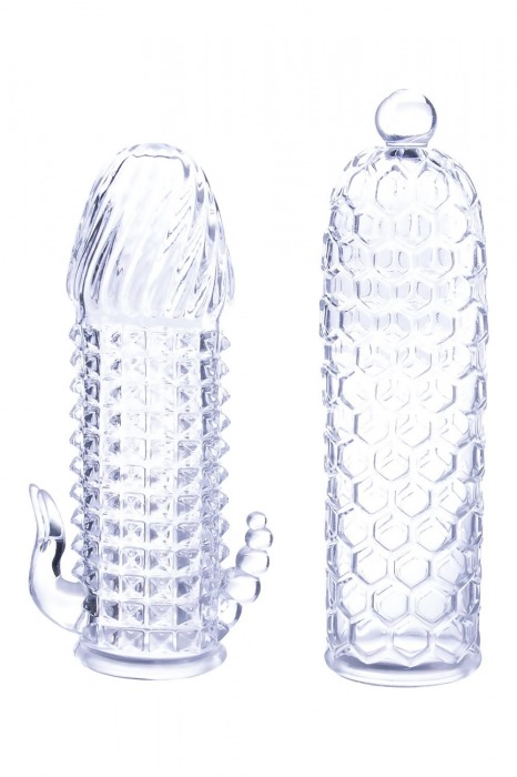 Набор из 2 прозрачных насадок на член Seductive Tickler Sleeves Set - NMC - в Орле купить с доставкой