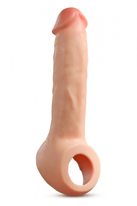 Телесная насадка-удлинитель Thrive 8.75 Inch Realistic Penis Extender Sleeve - 22,2 см. - Blush Novelties - в Орле купить с доставкой