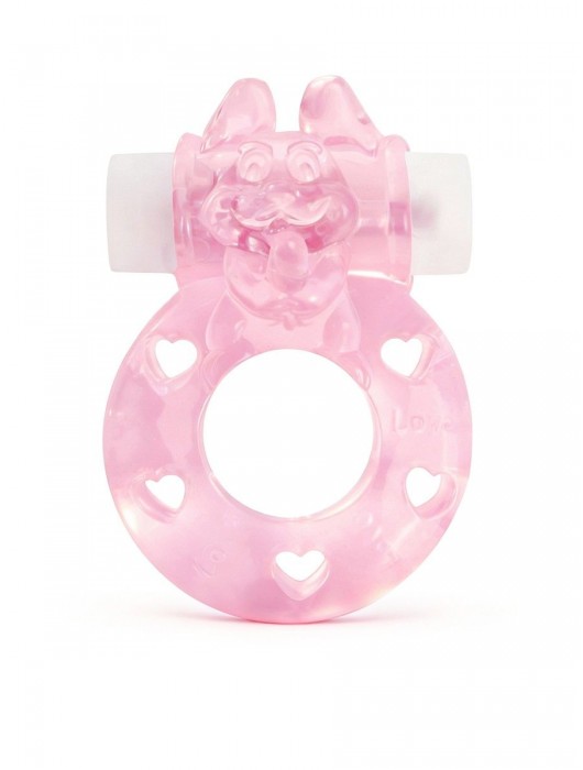 Розовое эрекционное виброкольцо в форме зайчика - 1137 - в Орле купить с доставкой