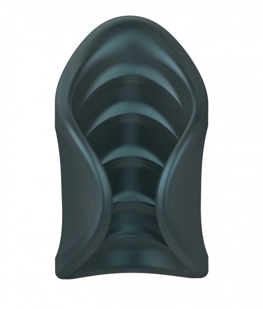 Серый сквозной мастурбатор с вибрацией Manwan Starter - Manwan - в Орле купить с доставкой