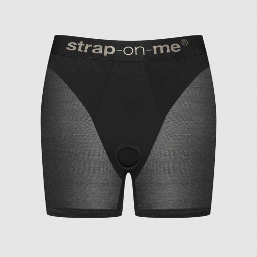 Трусики-шорты для фиксации насадок Strap-on-me Harness Lingerie Halo - size L - Strap-on-me - купить с доставкой в Орле