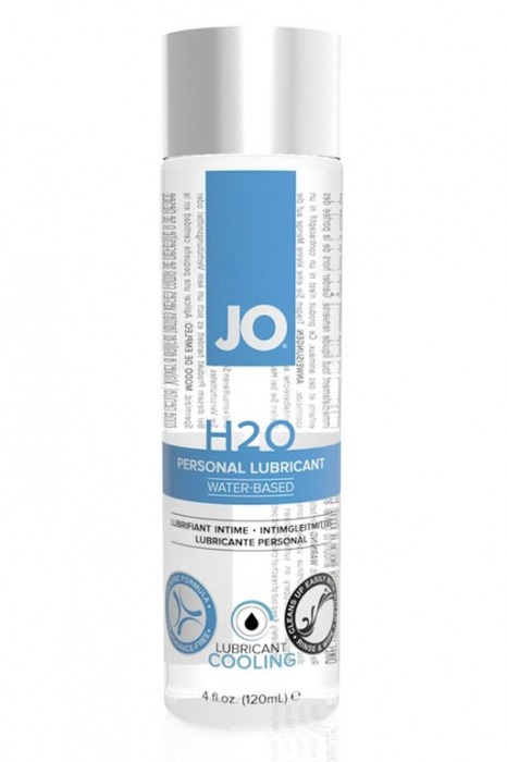 Охлаждающий лубрикант на водной основе JO Personal Lubricant H2O COOLING - 120 мл. - System JO - купить с доставкой в Орле