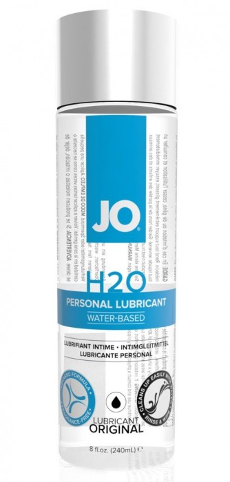 Нейтральный лубрикант на водной основе JO Personal Lubricant H2O - 240 мл. - System JO - купить с доставкой в Орле