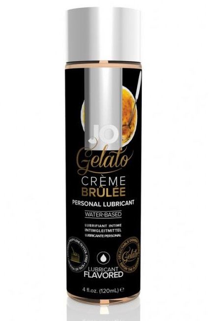 Лубрикант с ароматом крем-брюле JO GELATO CREME BRULEE - 120 мл. - System JO - купить с доставкой в Орле