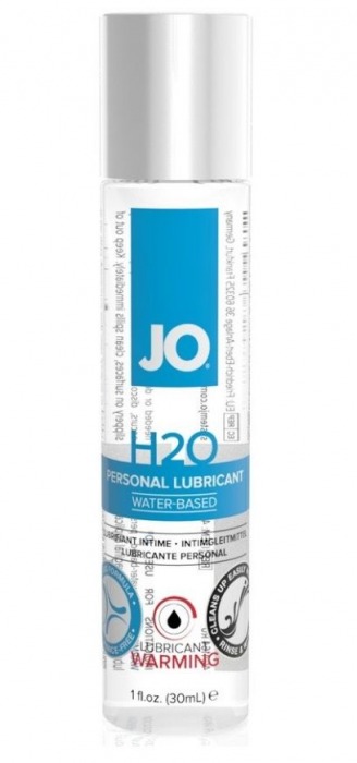 Возбуждающий лубрикант на водной основе JO Personal Lubricant H2O Warming - 30 мл. - System JO - купить с доставкой в Орле