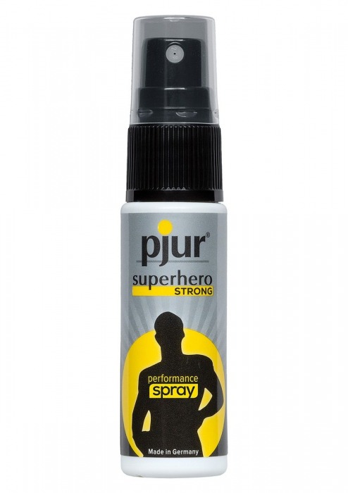 Спрей-пролонгатор длительного действия pjur SUPERHERO Strong Spray - 20 мл. - Pjur - купить с доставкой в Орле