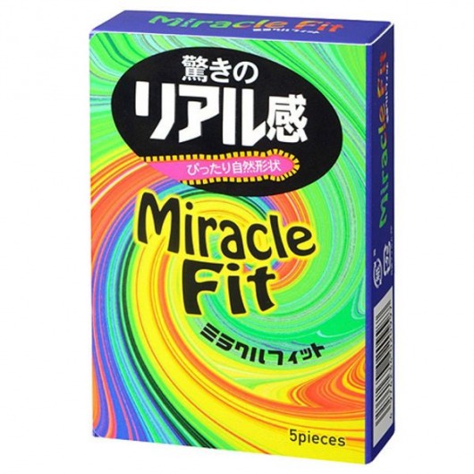 Презервативы Sagami Xtreme Miracle Fit - 5 шт. - Sagami - купить с доставкой в Орле