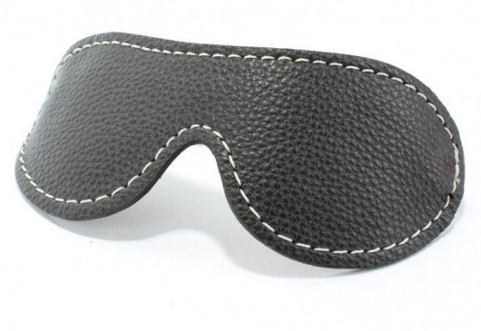 Кожаная маска на глаза - БДСМ Арсенал - купить с доставкой в Орле