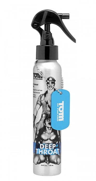 Спрей для лёгкого проникновения во время орального секса Tom of Finland Deep Throat Spray - 118 мл. - Доминирующее кольцо - купить с доставкой в Орле