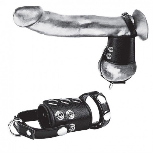 Кольцо на член и мошонку Cock Ring With 2  Ball Stretcher And Optional Weight Ring - BlueLine - в Орле купить с доставкой