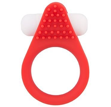 Красное эрекционное кольцо LIT-UP SILICONE STIMU RING 1 RED - Dream Toys - в Орле купить с доставкой