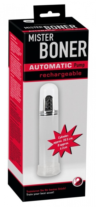 Белая автоматическая вакуумная помпа Mister Boner - Orion - в Орле купить с доставкой