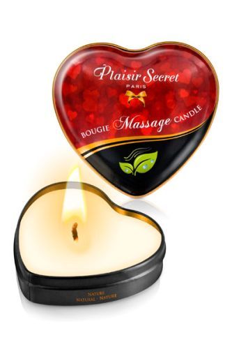 Массажная свеча с нейтральным ароматом Bougie Massage Candle - 35 мл. - Plaisir Secret - купить с доставкой в Орле