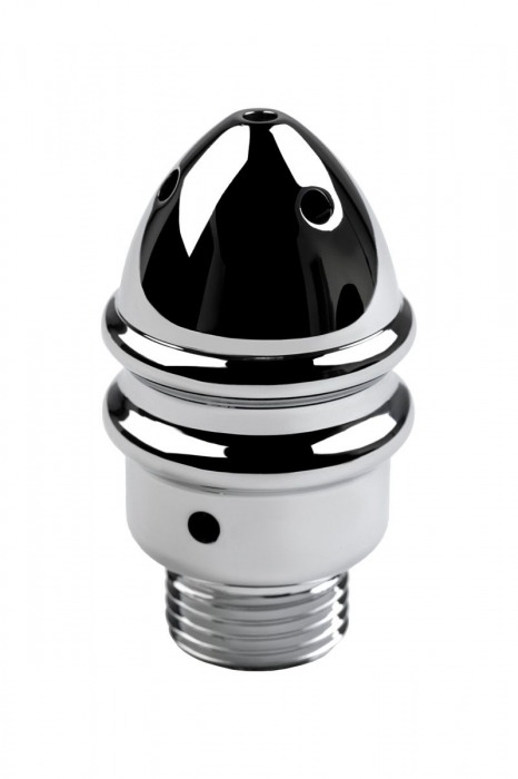 Металлический анальный душ с тремя насадками - ToyFa - купить с доставкой в Орле