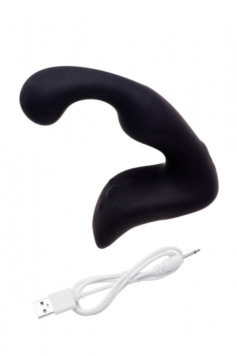 Чёрный изогнутый вибростимулятор простаты Erotist - Erotist Adult Toys - в Орле купить с доставкой