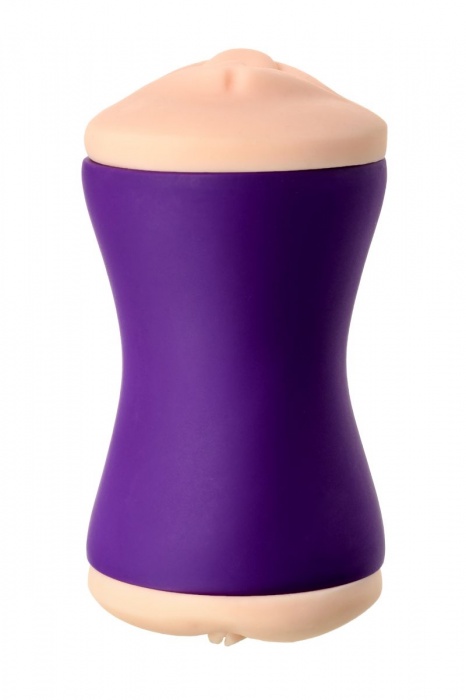 Двухсторонний мастурбатор JOS YARA в фиолетовой колбе - JOS - в Орле купить с доставкой