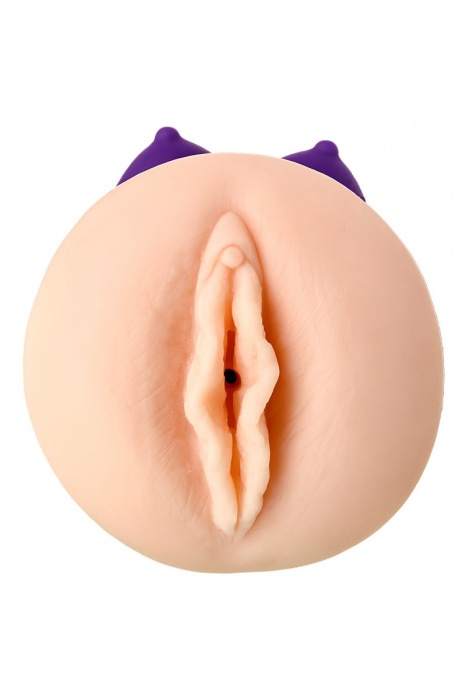 Двухсторонний мастурбатор JOS YARA в фиолетовой колбе - JOS - в Орле купить с доставкой