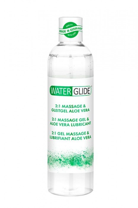 Гель-смазка 2-в-1 MASSAGE   LUBRICANT ALOE VERA - 300 мл. - Waterglide - купить с доставкой в Орле