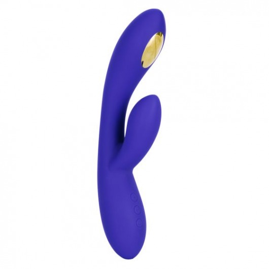 Фиолетовый вибратор с функцией электростимуляции Intimate E-Stimulator Dual Wand - 21,5 см. - California Exotic Novelties - купить с доставкой в Орле