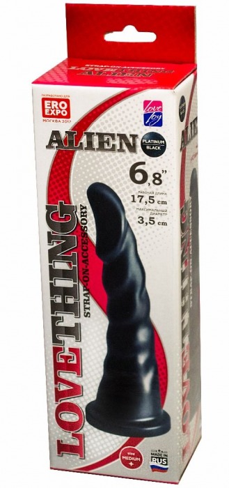 Насадка для трусиков харнесс Alien - 17,5 см. - LOVETOY (А-Полимер) - купить с доставкой в Орле