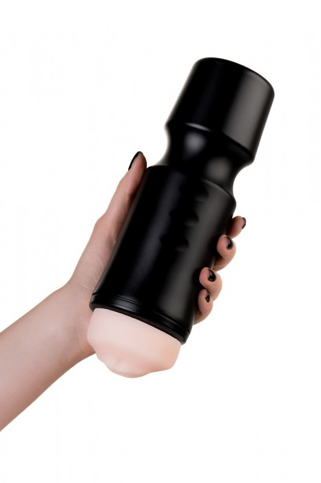 Мастурбатор-ротик A-Toys в черной колбе - A-toys - в Орле купить с доставкой