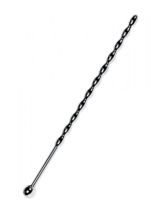 Серебристый длинный уретральный плаг-косичка TOYFA Metal - 15,7 см. - ToyFa - купить с доставкой в Орле