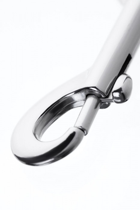 Серебристый двухсторонний карабин TOYFA Metal - ToyFa - купить с доставкой в Орле