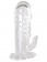 Прозрачная гелевая насадка с клиторальным отростком - 13 см. - Toyfa Basic - в Орле купить с доставкой