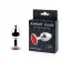 Серебристая анальная пробка с красным стразом - 7,2 см. - Anal Jewelry Plug - купить с доставкой в Орле