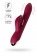 Бордовый вибратор-кролик Sangra - 20,5 см. - ToyFa купить в Орле с доставкой в Orgasmix.ru Бордовый вибратор-кролик Sangra - 20,5 см. - ToyFa