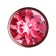 Пробка цвета розового золота с малиновым кристаллом Diamond Ruby Shine L - 8,3 см. - Lola Games - купить с доставкой в Орле
