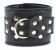 Чёрные наручники из кожи с пряжкой - БДСМ Арсенал - купить с доставкой в Орле Чёрные наручники из кожи с пряжкой - БДСМ Арсенал - купить с доставкой в Орле
