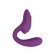 Фиолетовый вибромассажер с клиторальной стимуляцией Megam - ToyFa купить в Орле с доставкой в Orgasmix.ru Фиолетовый вибромассажер с клиторальной стимуляцией Megam - ToyFa