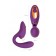 Фиолетовый вибромассажер с клиторальной стимуляцией Megam - ToyFa купить в Орле с доставкой в Orgasmix.ru Фиолетовый вибромассажер с клиторальной стимуляцией Megam - ToyFa