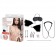 Большой эротический набор из 12 предметов Interchangeable Collar   Nipple Clips Set - Lux Fetish - купить с доставкой в Орле